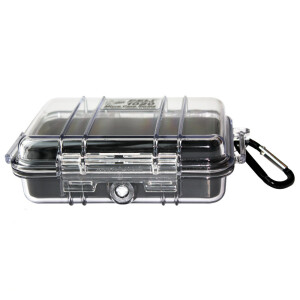 Peli 1020 WL WI-BK CLR защитный кейс прозрачный с черной вставкой