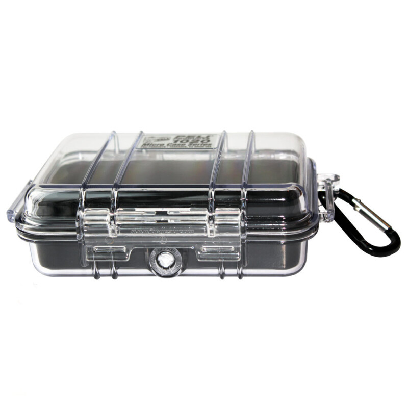 Peli 1020 WL WI-BK CLR защитный кейс прозрачный с черной вставкой