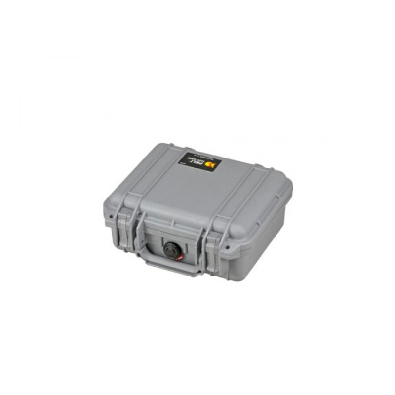 Peli 1200NF WL/NF SILVR защитный кейс серый без поропласта