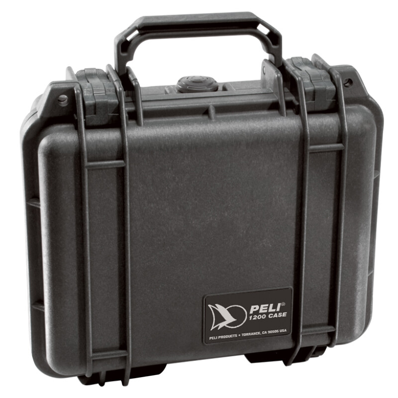 Peli 1200 WL/WF BLACK защитный кейс черный с поропластом