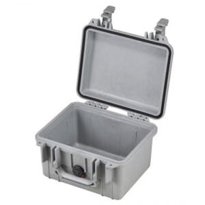 Peli 1300NF WL/NF SILVER защитный кей серый без поропласта