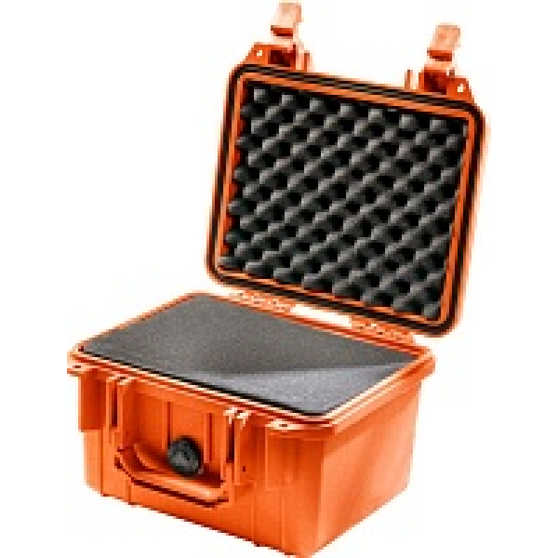 Peli 1300 WL/WF ORANGE защитный кейс оранжевый с поропластом