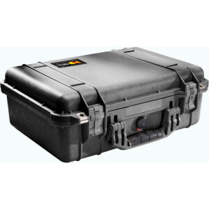 Peli 1500 WL/WF BLACK защитный кейс черный с поропластом