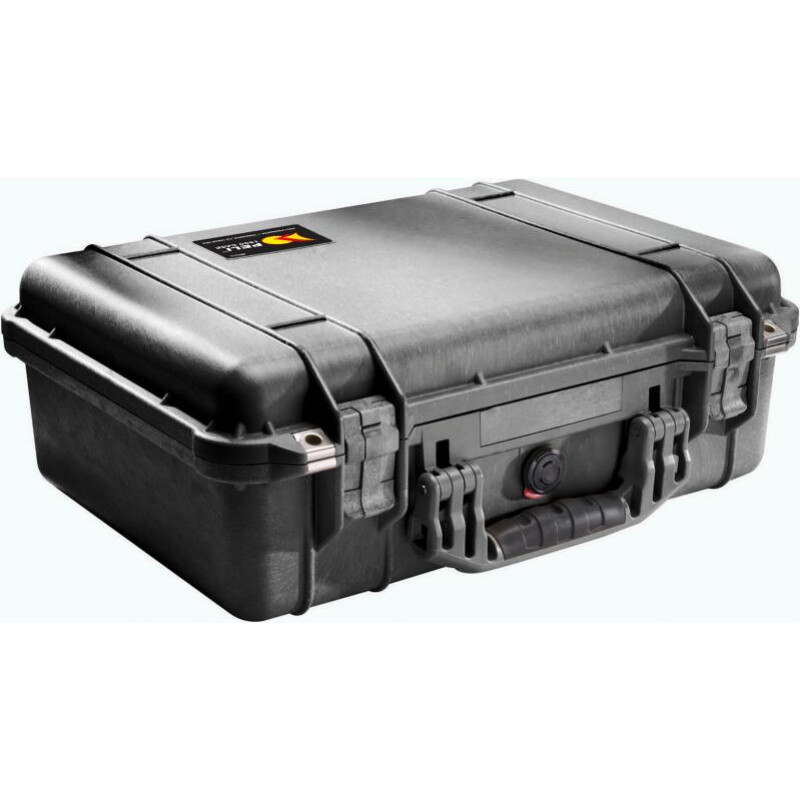 Peli 1500 WL/WF BLACK защитный кейс черный с поропластом