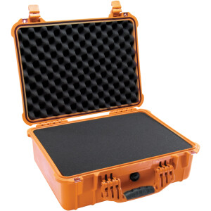 Peli 1520 WL/WF ORANGE защитный кейс оранжевый с поропластом