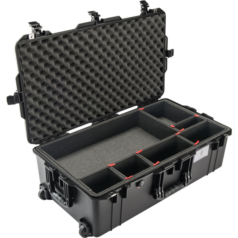 Peli 1615AirTP WL/TP INSERT BLACK PB защитный кейс черный с жесткими перегородками TrekPak