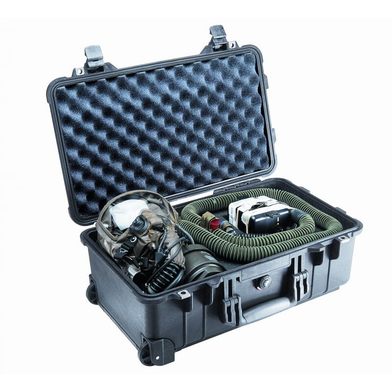 Peli 1510 WL/WF BLACK защитный кейс черный с поропластом