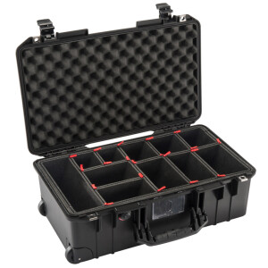 Peli 1535AirTP WL/TP INSERT BLACK PB защитный кейс черный с жесткими перегородками TrekPak