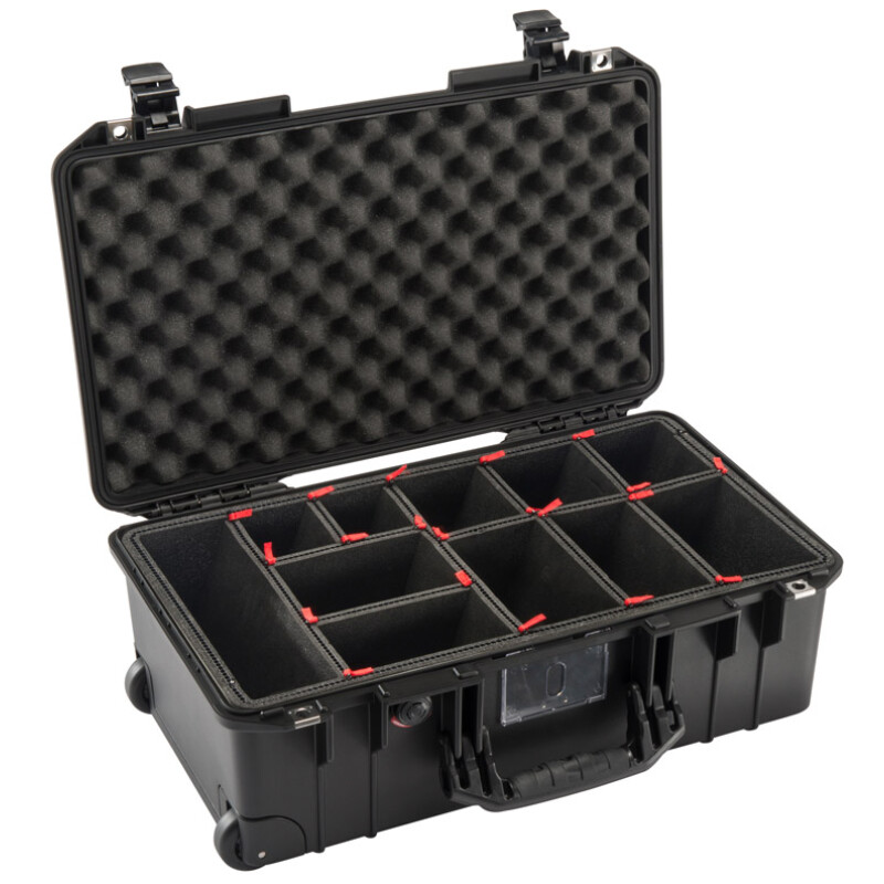 Peli 1535AirTP WL/TP INSERT BLACK PB защитный кейс черный с жесткими перегородками TrekPak