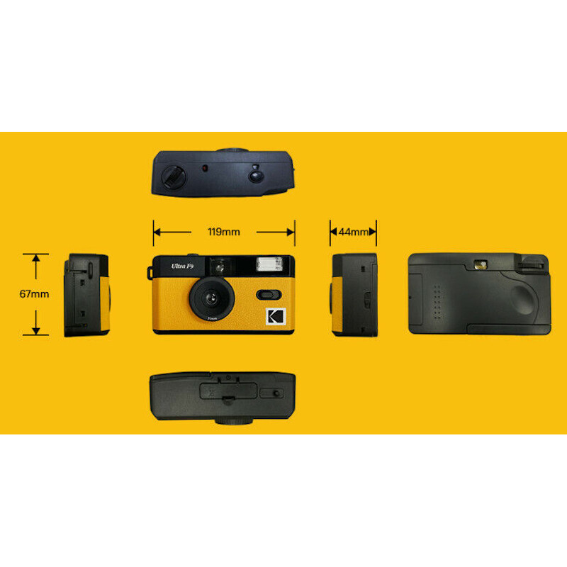 Kodak Ultra F9 Film Camera Yellow пленочный фотоаппарат