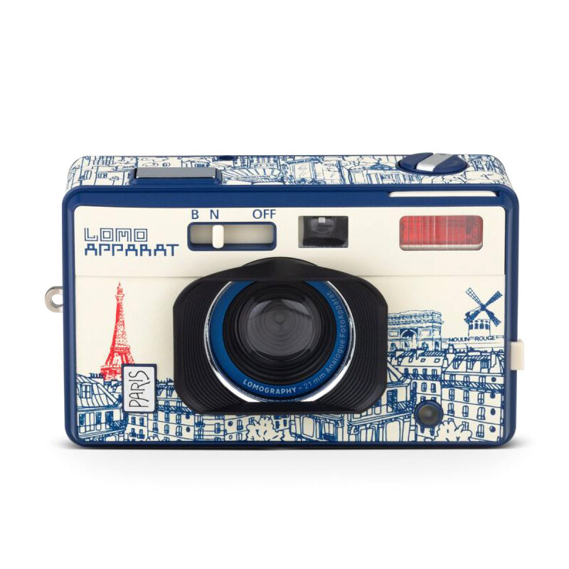 LomoApparat 21mm Point and shoot-Paris пленочный фотоаппарат