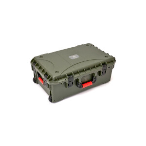 DGCASE 60-03 ударопрочный кейс темно-оливковый 710x460x285 мм с выдвижной ручкой на колесах