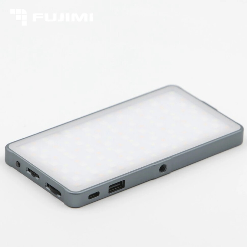 FUJIMI FJL-RGB135 10 Вт 2500-9900К RGB Hue 0-360  АКБ 4000 мАч светодиодный RGB осветитель