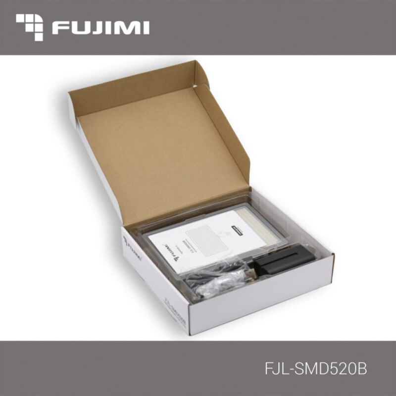 FUJIMI FJL-SMD520B 4100 Лм 5600/3200К 37 Вт светодиодный осветитель с ЗУ и АКБ NP-F750
