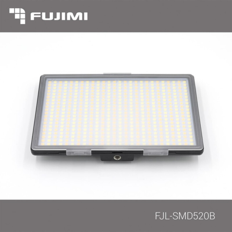 FUJIMI FJL-SMD520B 4100 Лм 5600/3200К 37 Вт светодиодный осветитель с ЗУ и АКБ NP-F750