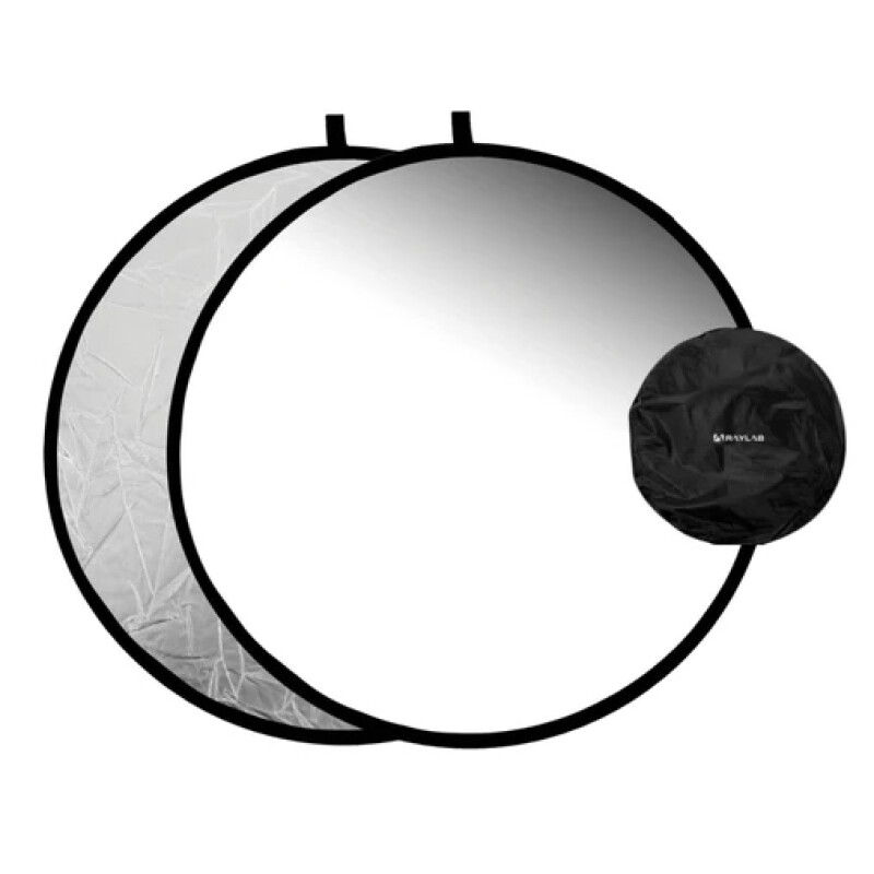 Raylab RF-09 отражатель 2в1 белый/серебристый 80см