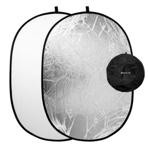 Raylab RF-09 отражатель 2в1 белый/серебристый 60*90см
