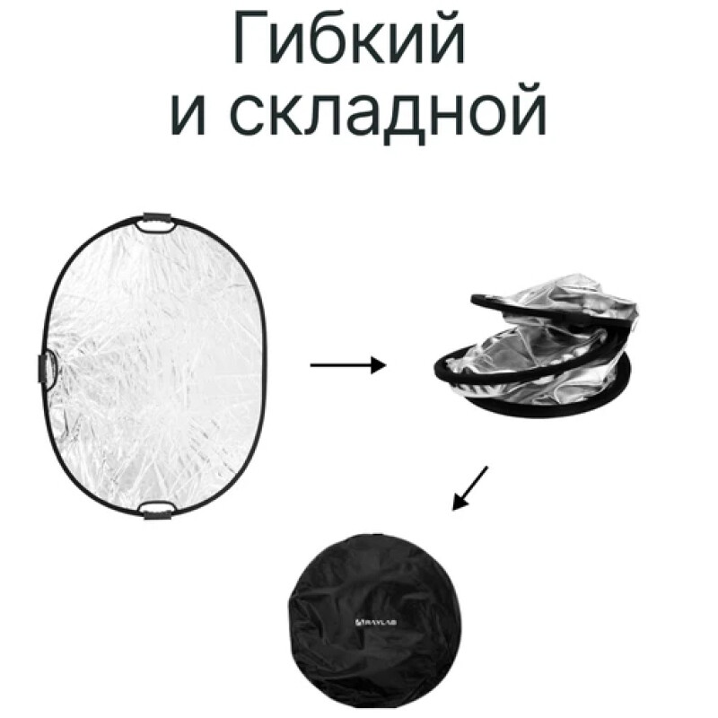 Raylab RF-05 отражатель 5в1 90*120см с ручкой