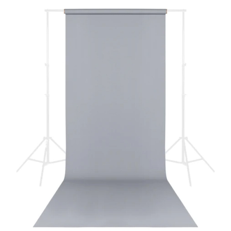 Raylab 017 Light Grey фон бумажный светло-серый 1.35x6м