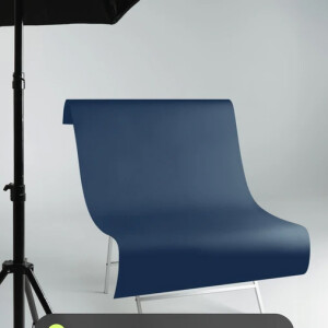 Raylab 016 Sapphire Blue фон бумажный темно-синий 1.35х6 м