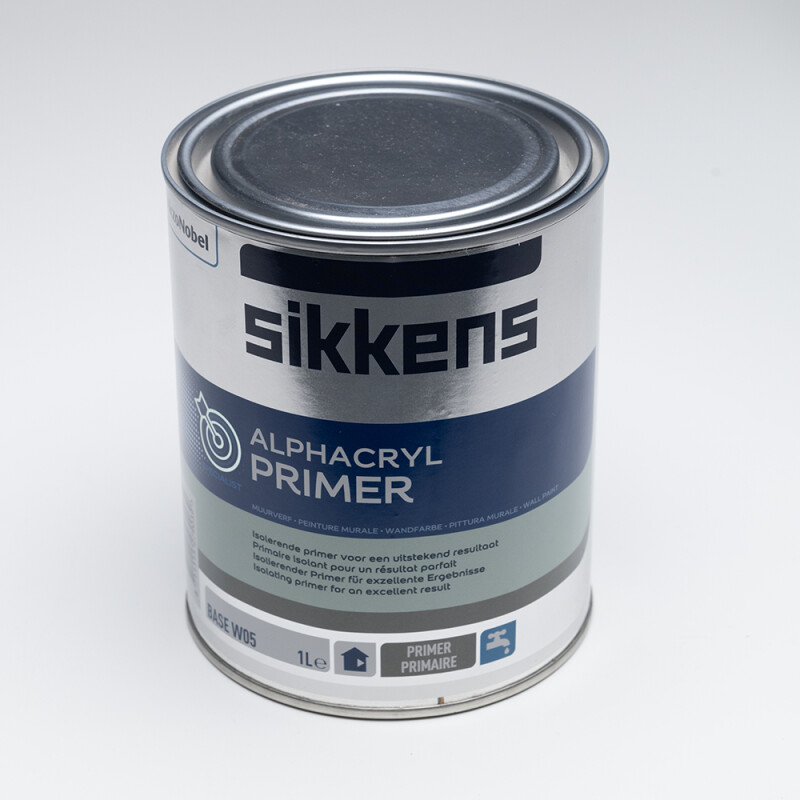 Sikkens грунт ALPHACRYL PRIMER объем 1 л вес 1,2 кг
