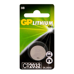 GP CR2032 BL1 (100/1000) батарейка