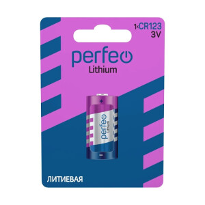 Perfeo CR123/5SH Lithium (5/50/1000) батарейка