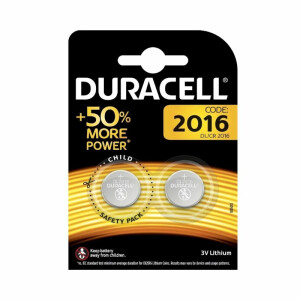Duracell CR2016 BL2 (2/20/200) батарейки