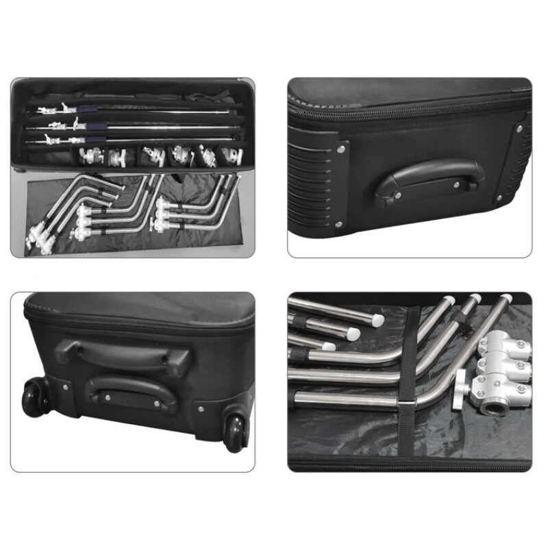 E-IMAGE LB-10 C-Stand rolling kit bag for 3pcs stands сумка для разборных си-стендов 135х39х18 см