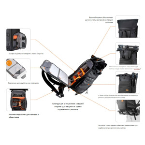 E-IMAGE EXPLORE 20 рюкзак для фото-видео оборудования