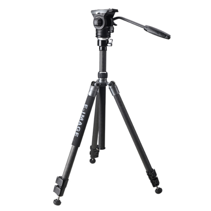 E-IMAGE TC604 PLUS Carbon fiber light weight tripod штатив с видеоголовой c функцией монопода