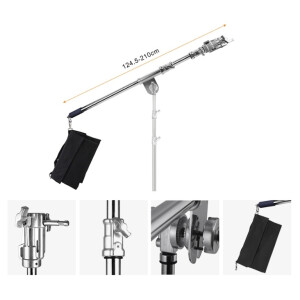 E-IMAGE EI-B96 Steel boom arm 124.5 - 210 cm журавль