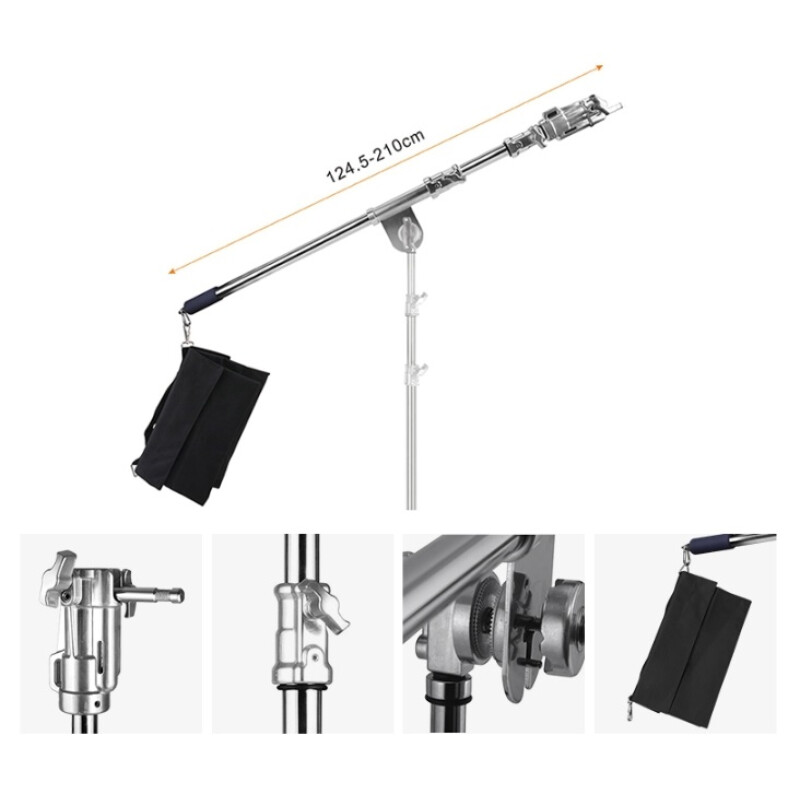 E-IMAGE EI-B96 Steel boom arm 124.5 - 210 cm журавль