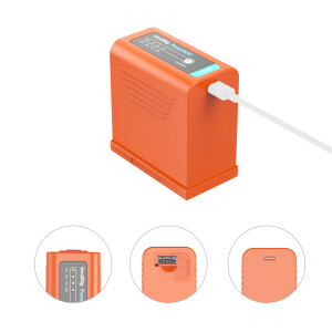 SmallRig 4972 Аккумулятор литий-ионный NP-F970 USB-C Rechargeable Camera Battery (Orange)