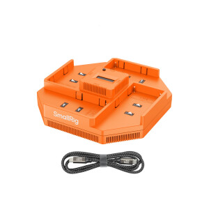 SmallRig 4837 четырехканальное зарядное устройство для аккумуляторов Sony NP-F