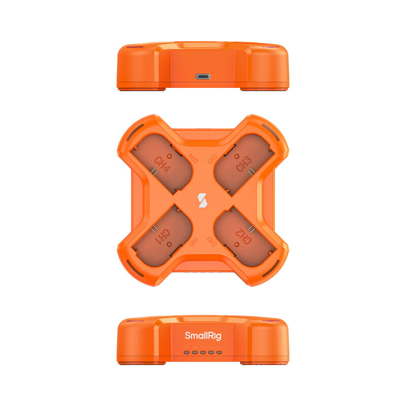 SmallRig 4838 четырехканальное зарядное устройство для аккумуляторов Canon LP-E6NH