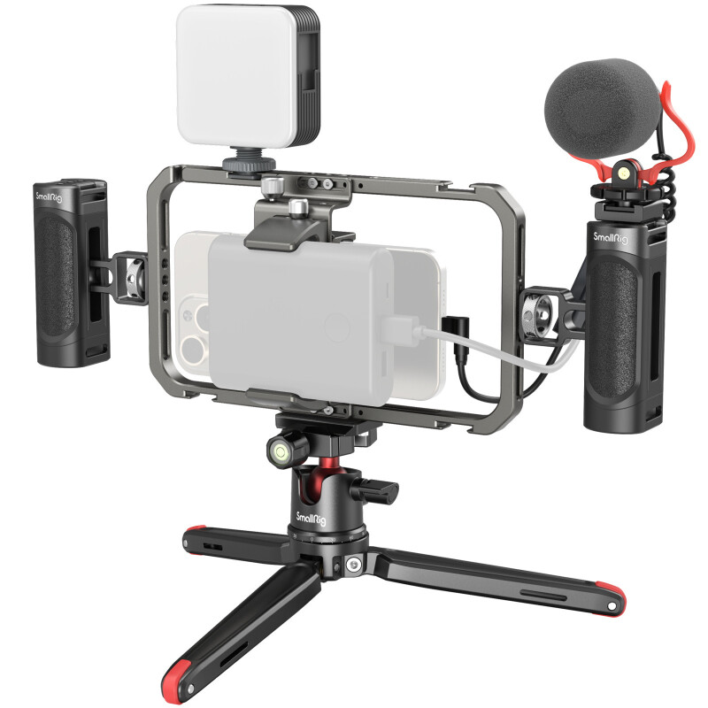 SmallRig 3384C комплект универсальный для смартфона Professional Vlogging Live Streaming Kit