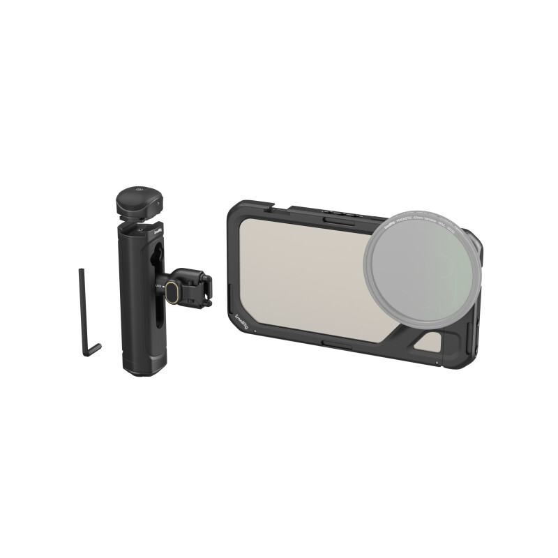 SmallRig 4392B Комплект для смартфона iPhone 15 Pro Max, клетка, боковые ручки с кнопкой управления