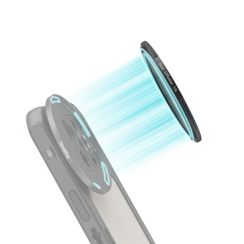 SmallRig 4583 Светофильтр магнитный 67мм диффузионный 1/4 Effect Black Mist