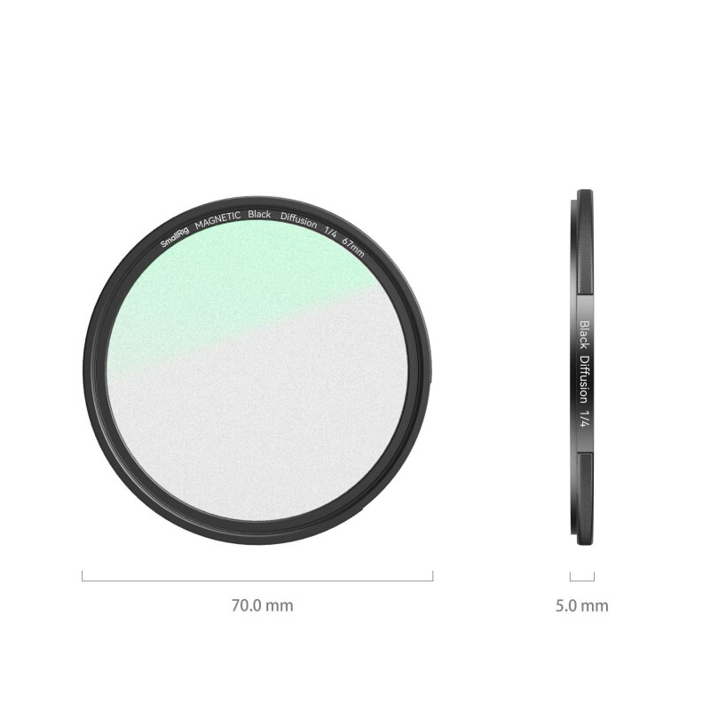 SmallRig 4583 Светофильтр магнитный 67мм диффузионный 1/4 Effect Black Mist