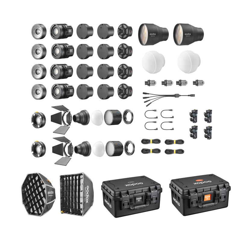 Godox Knowled MS60Bi 4K комплект студийного оборудования