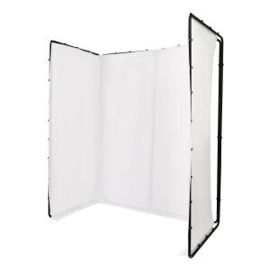 E-IMAGE MB42 collapsible background kit white фон муслиновый 2.4х4 м на разборной раме, белый