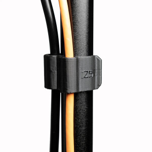 Fotokvant KL-B-022 зажим кабеля для стоек 22 мм черный