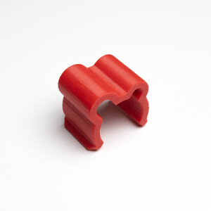 Fotokvant KL-R-025 зажим кабеля для стоек 25 мм красный