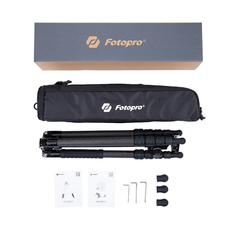 Fotopro X-65C карбоновый штатив с головой FPH-62R, макс. высота 2,08 м