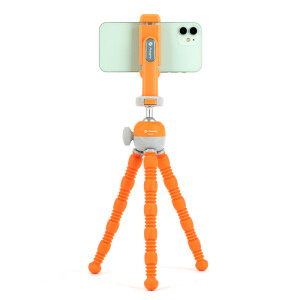 Fotopro UFO 3 настольный трипод с гибкими ногами и шаровой головой оранжевый