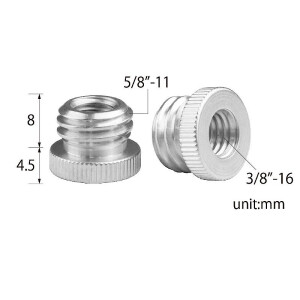 KUPO KS-908 3/8"-16 To 5/8"-11 Threaded Screw Adapter For Tripod адаптер