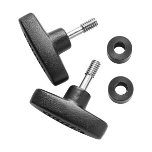 KUPO KS-639 Aluminum Knob w/Stainless Steel 1/4"-20 Bolt &amp; Nylon Spacer (set of 2) рукоятка 2 шт