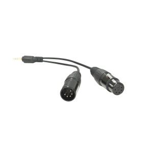 NANLITE CB-DMX-3.5C-1/2 pin 3.5 mm кабель-адаптер на DMX