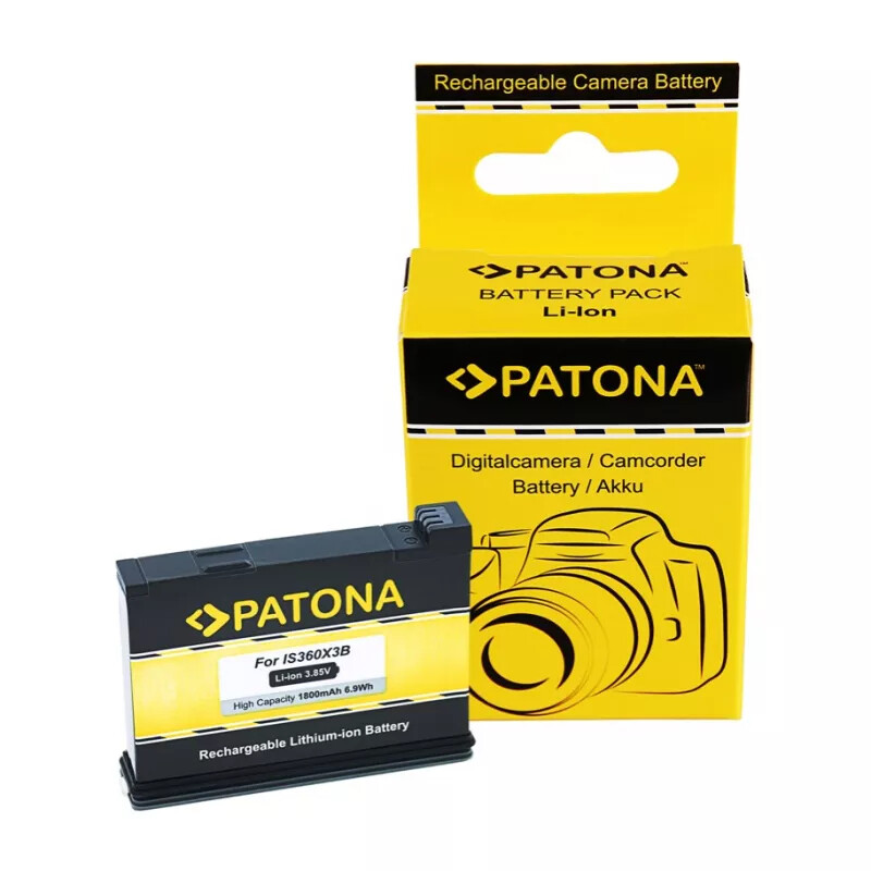PATONA 1389 Battery f Insta360 X3 CINAQBT/A аккумуляторная батарея